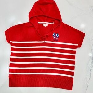 Life Is Good Vibrant Red Knit‎ Top